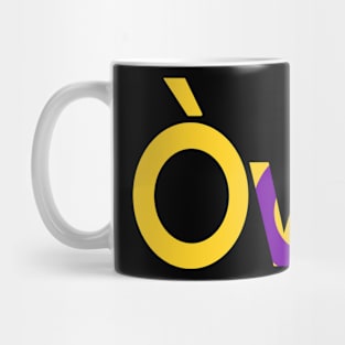 ÒwÓ intersex pride furry angry owo shirt Mug